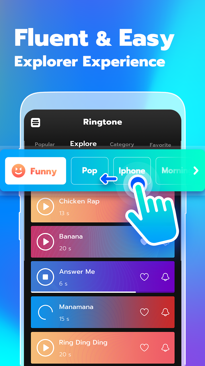 اسکرین شات 2 برنامه Ringtone maker for android