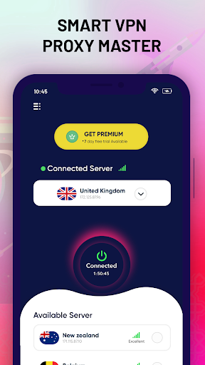 اسکرین شات 2 برنامه Smart Vpn Proxy Master : Vpn unblock website free
