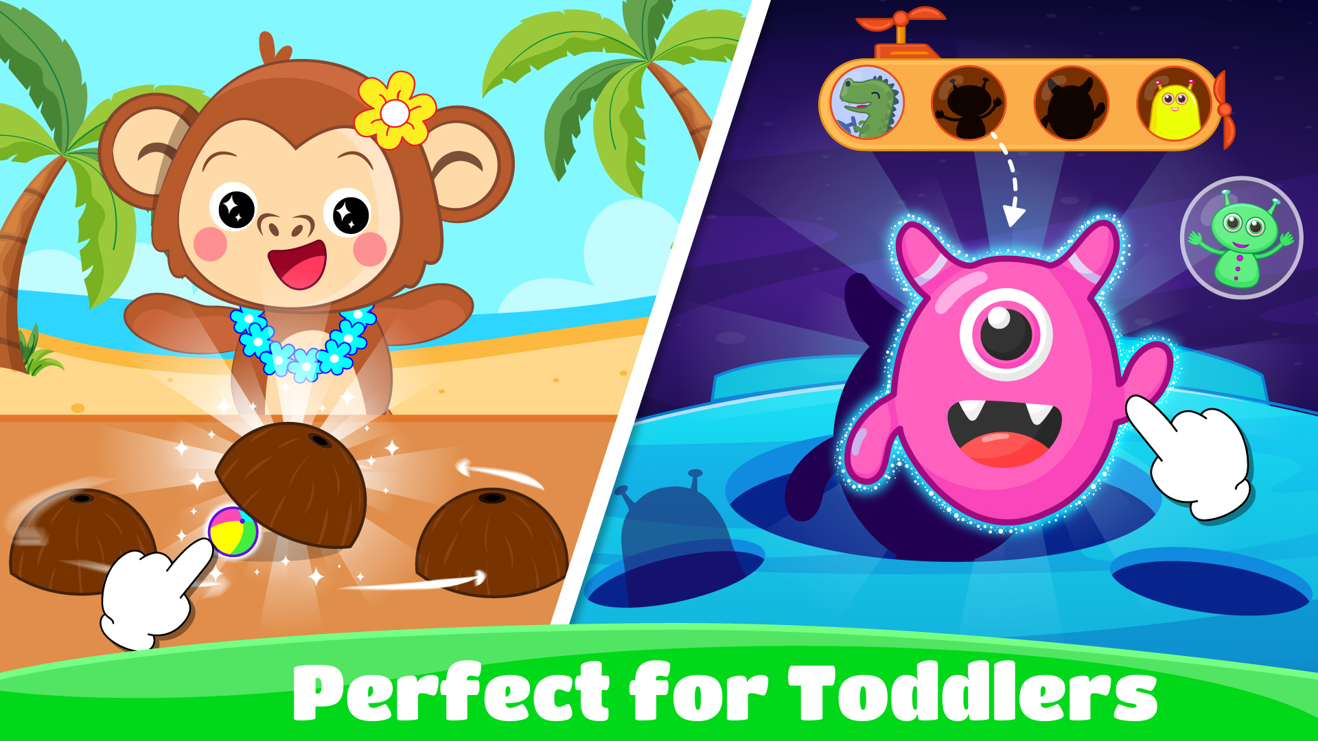 اسکرین شات 6 بازی Balloon Pop Kids Learning Game