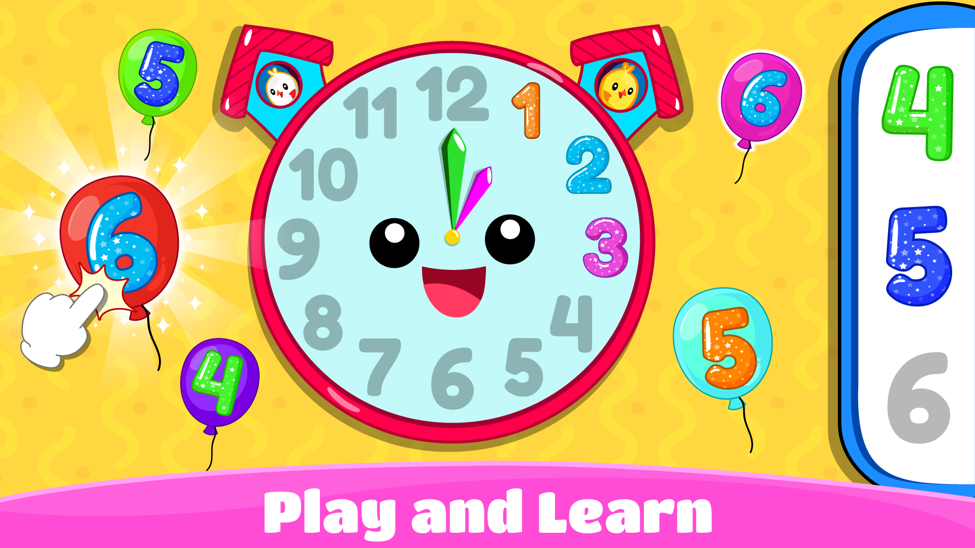 اسکرین شات 4 بازی Balloon Pop Kids Learning Game