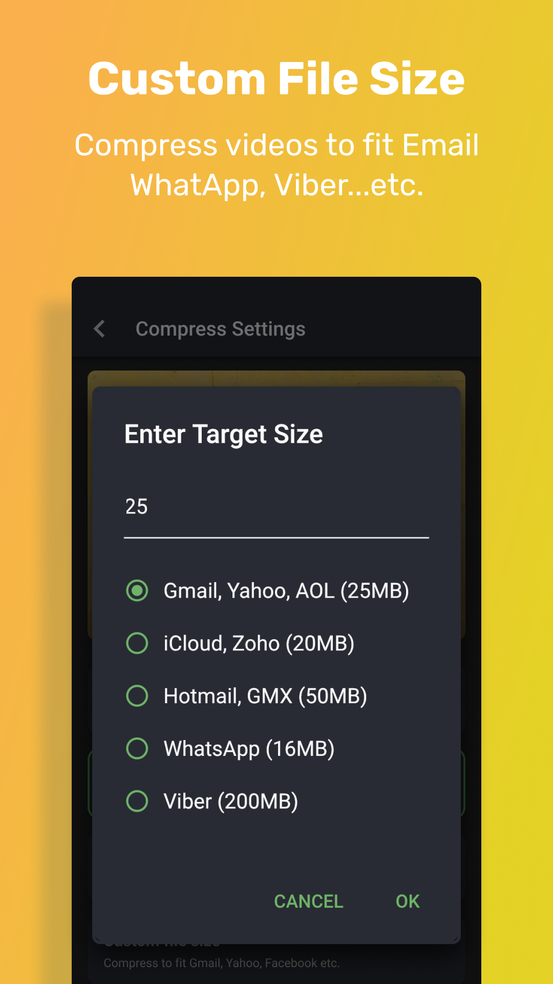 اسکرین شات 2 برنامه Video Compressor - ShrinkVid