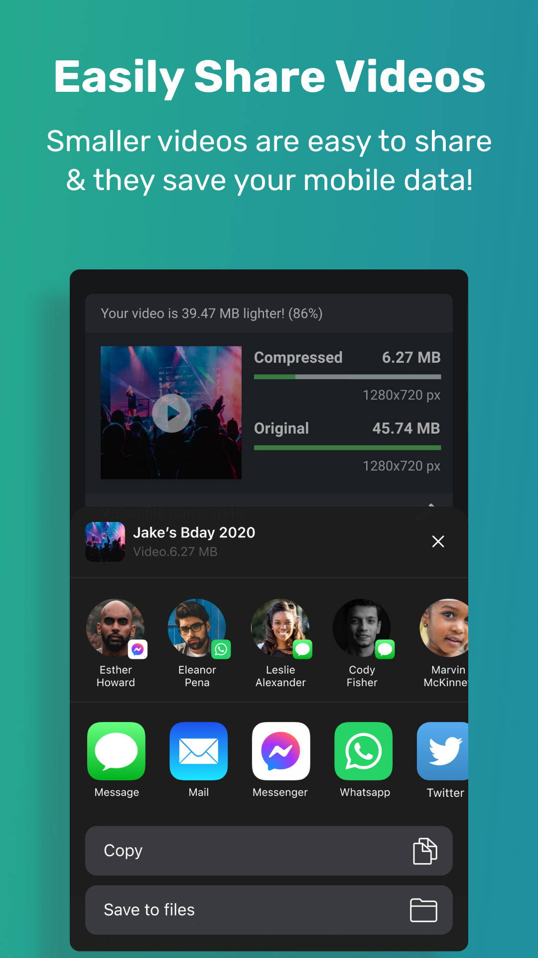 اسکرین شات 7 برنامه Video Compressor - ShrinkVid