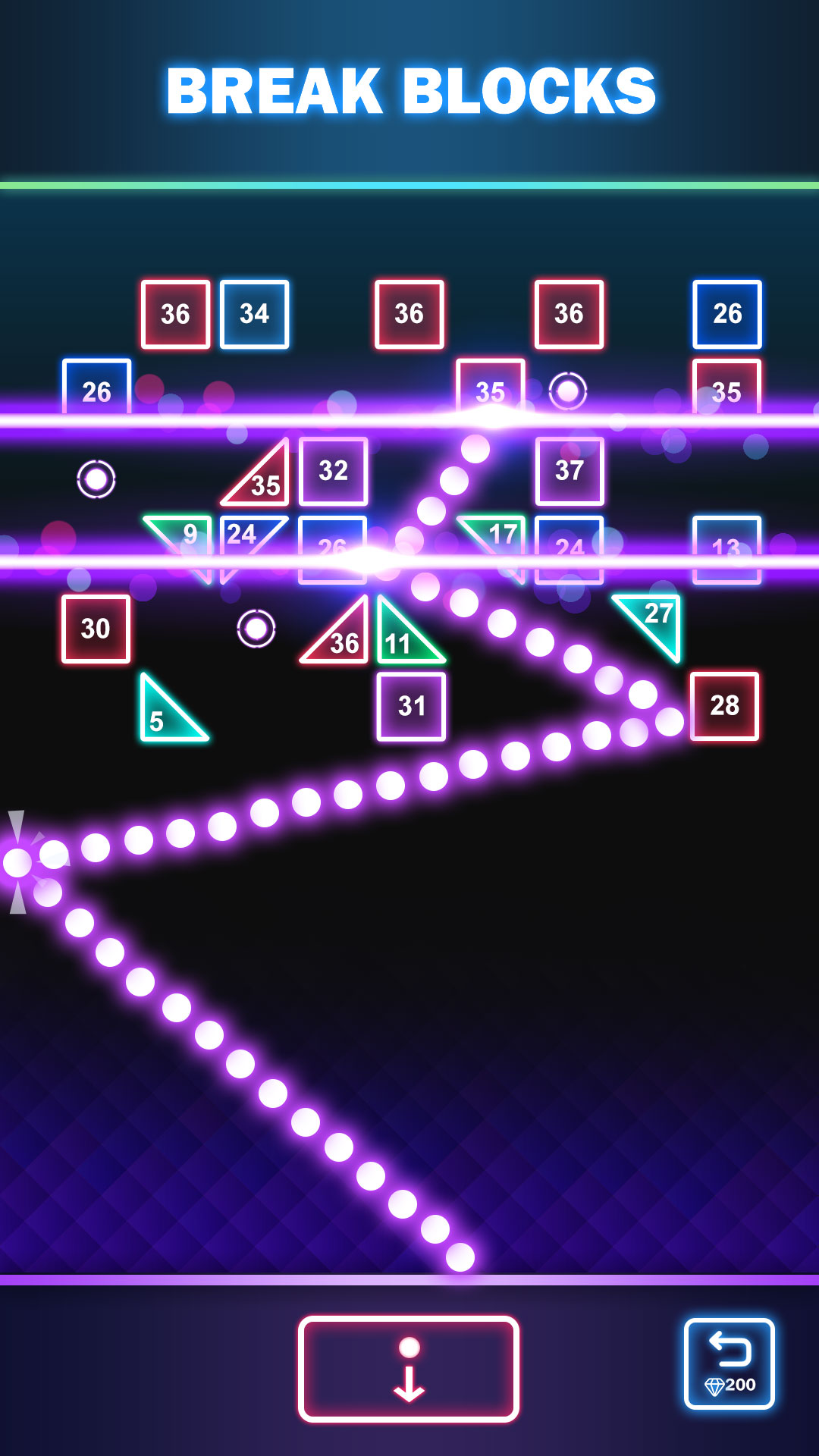 اسکرین شات 7 بازی Brick Breaker - Balls vs Block