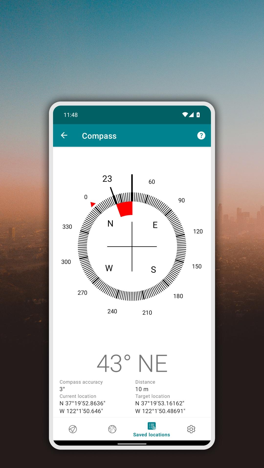 اسکرین شات 7 برنامه My GPS Coordinates