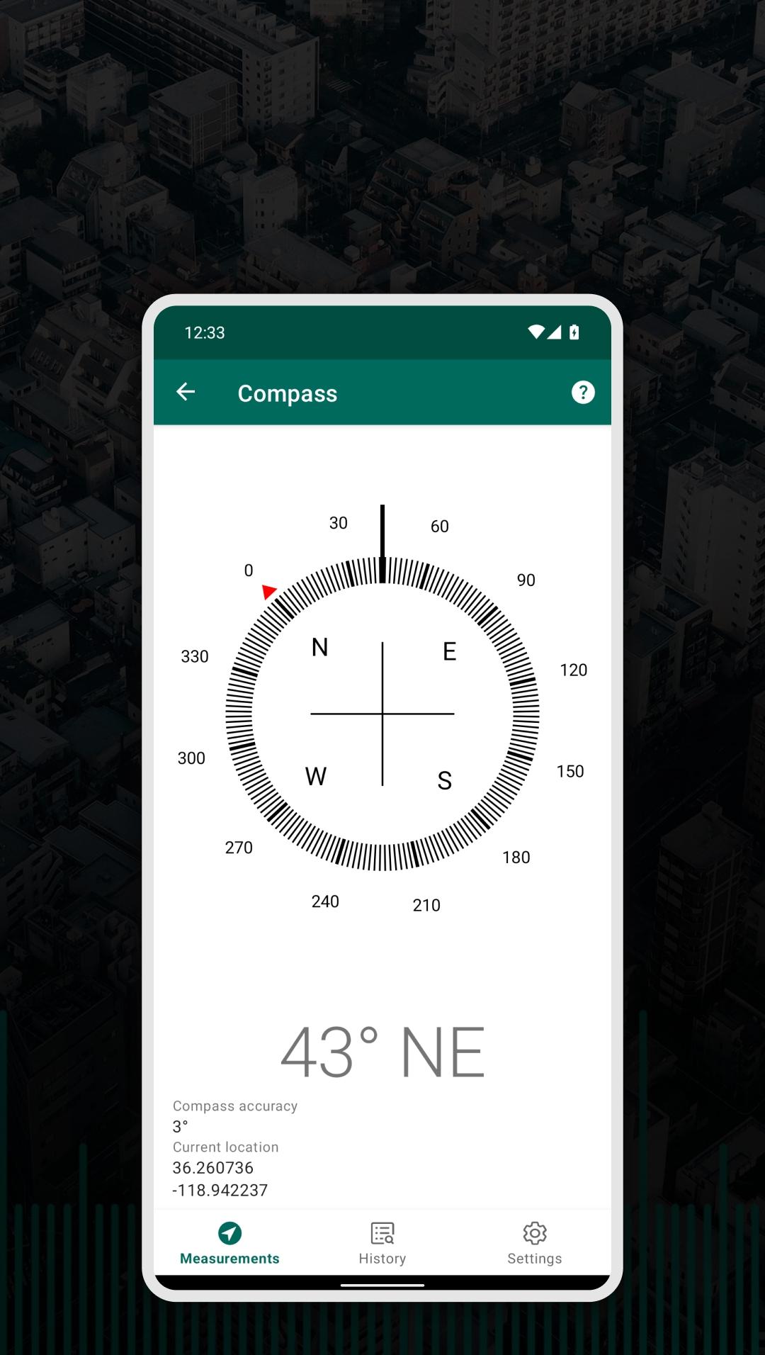 اسکرین شات 7 برنامه My GPS Tape Measure