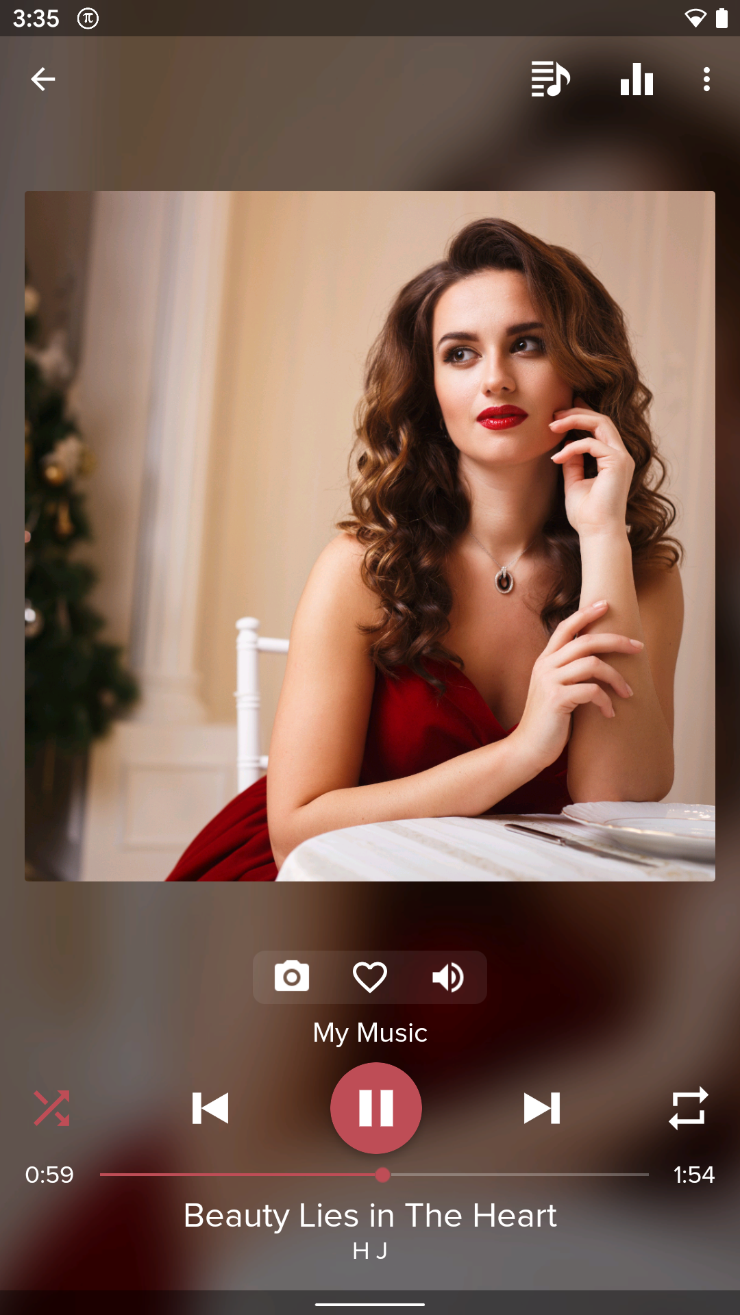 اسکرین شات 3 برنامه Music Player - MP3 Player