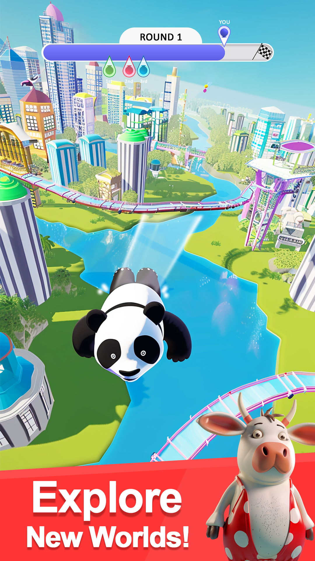 اسکرین شات 4 بازی Aqua Park Race Water Park Game