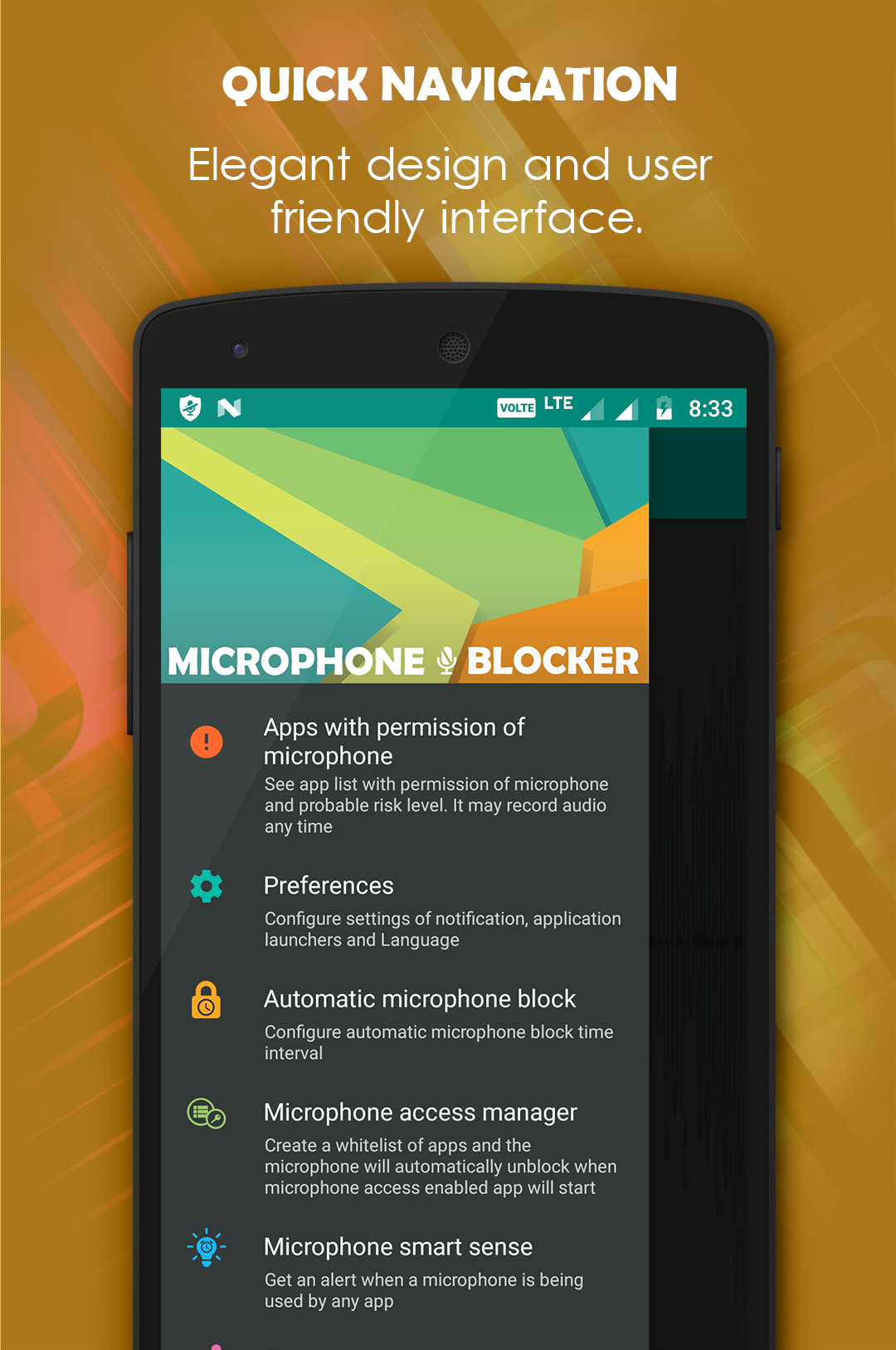 اسکرین شات 3 برنامه Microphone Blocker