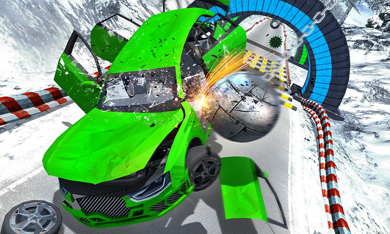 اسکرین شات 3 برنامه Speed Bump Crash Challenge