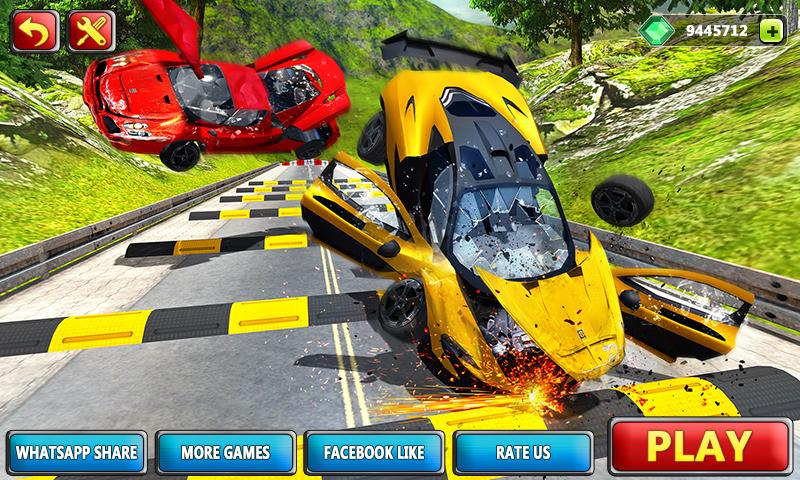 اسکرین شات 1 برنامه Speed Bump Crash Challenge