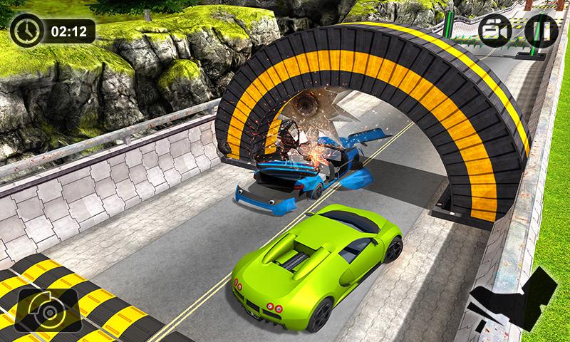 اسکرین شات 4 برنامه Speed Bump Crash Challenge