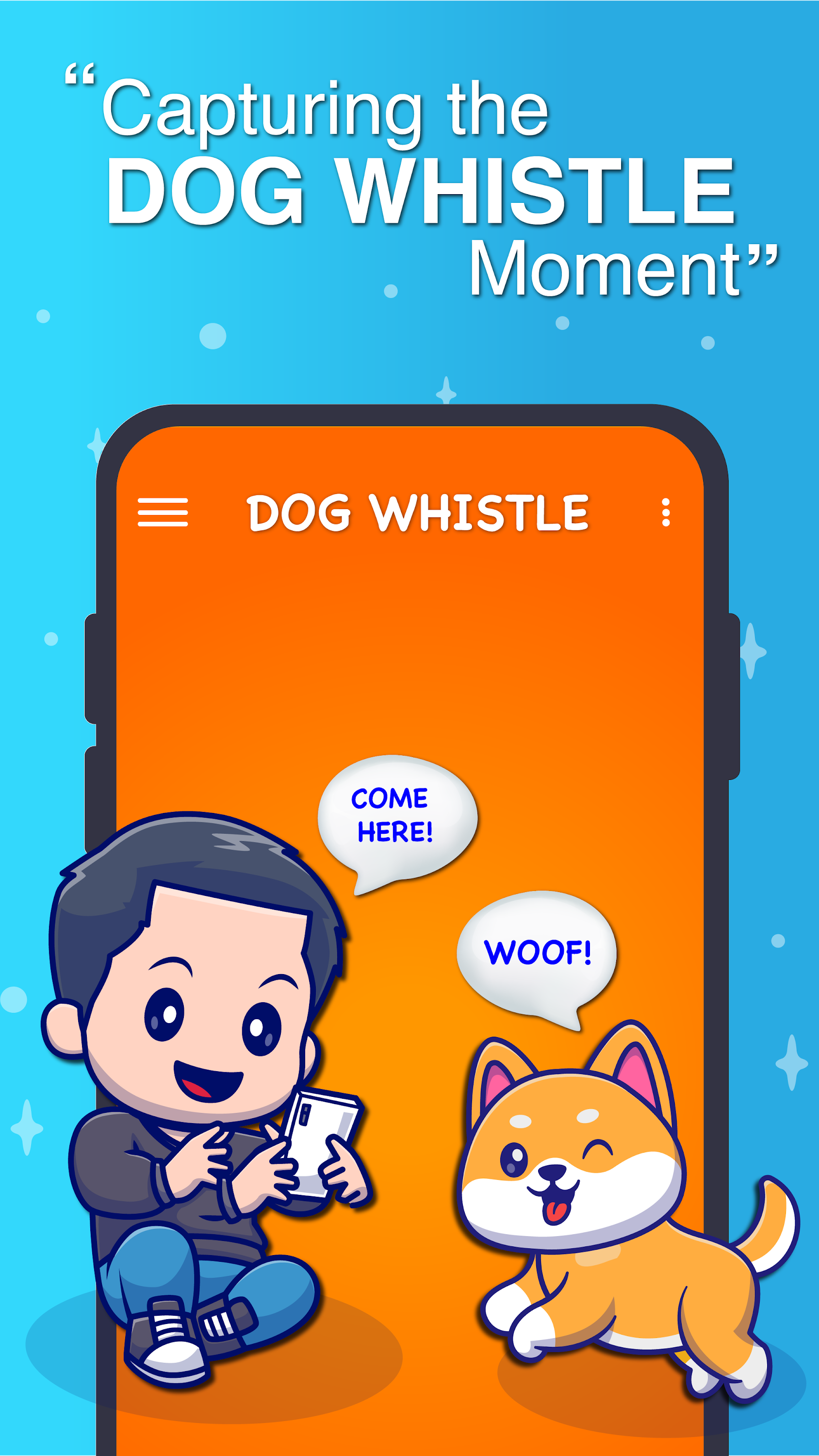 اسکرین شات 1 برنامه Dog Whistle - High Frequency