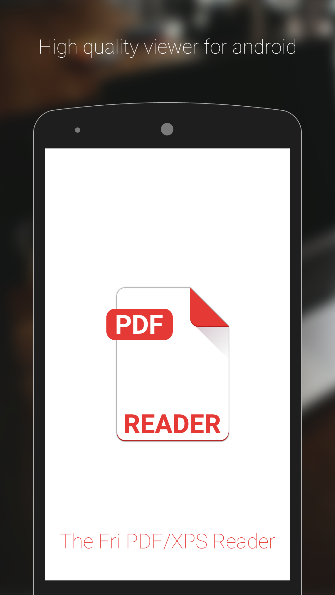 اسکرین شات 1 برنامه Fri PDF XPS Reader Viewer