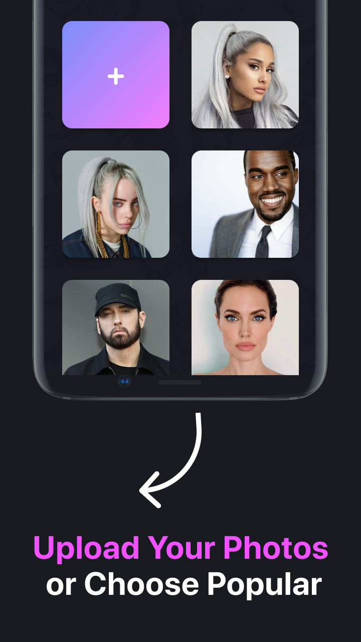 اسکرین شات 4 برنامه Anyface: face animation