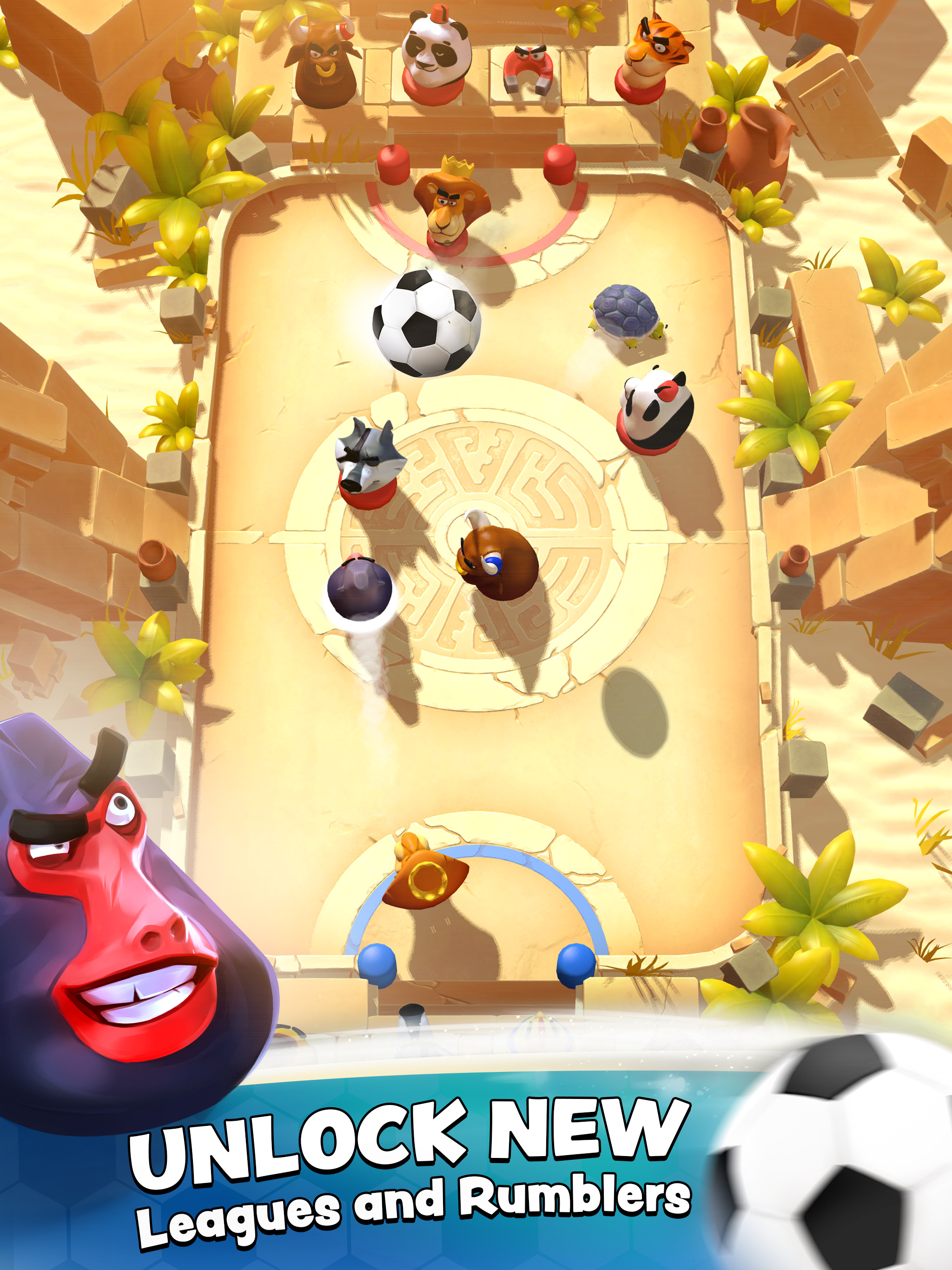 اسکرین شات 2 بازی Rumble Stars Football