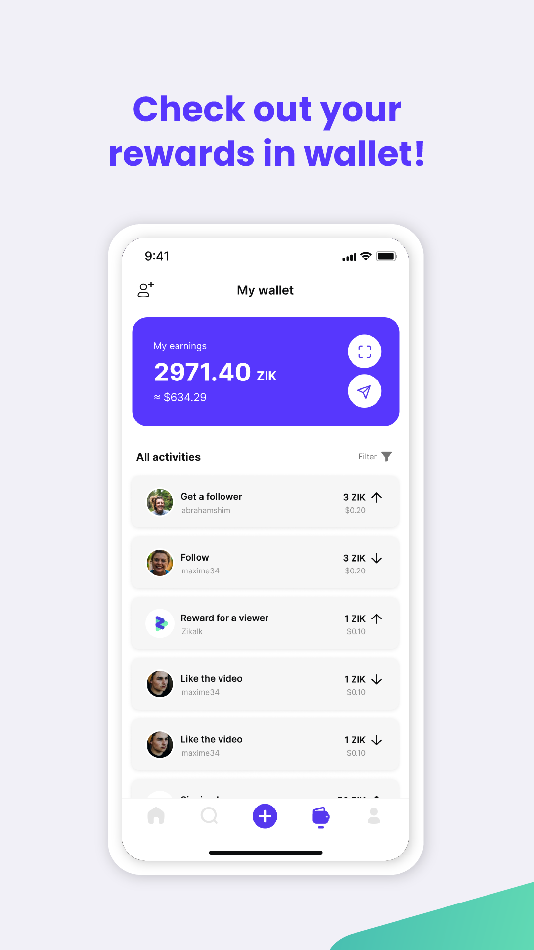 اسکرین شات 4 برنامه ZikTalk : Short videos