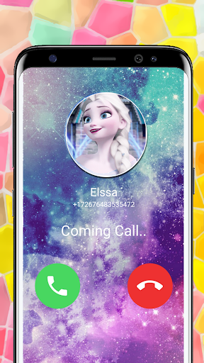 اسکرین شات 2 برنامه Call from Elssa Chat & video call (Simulation)