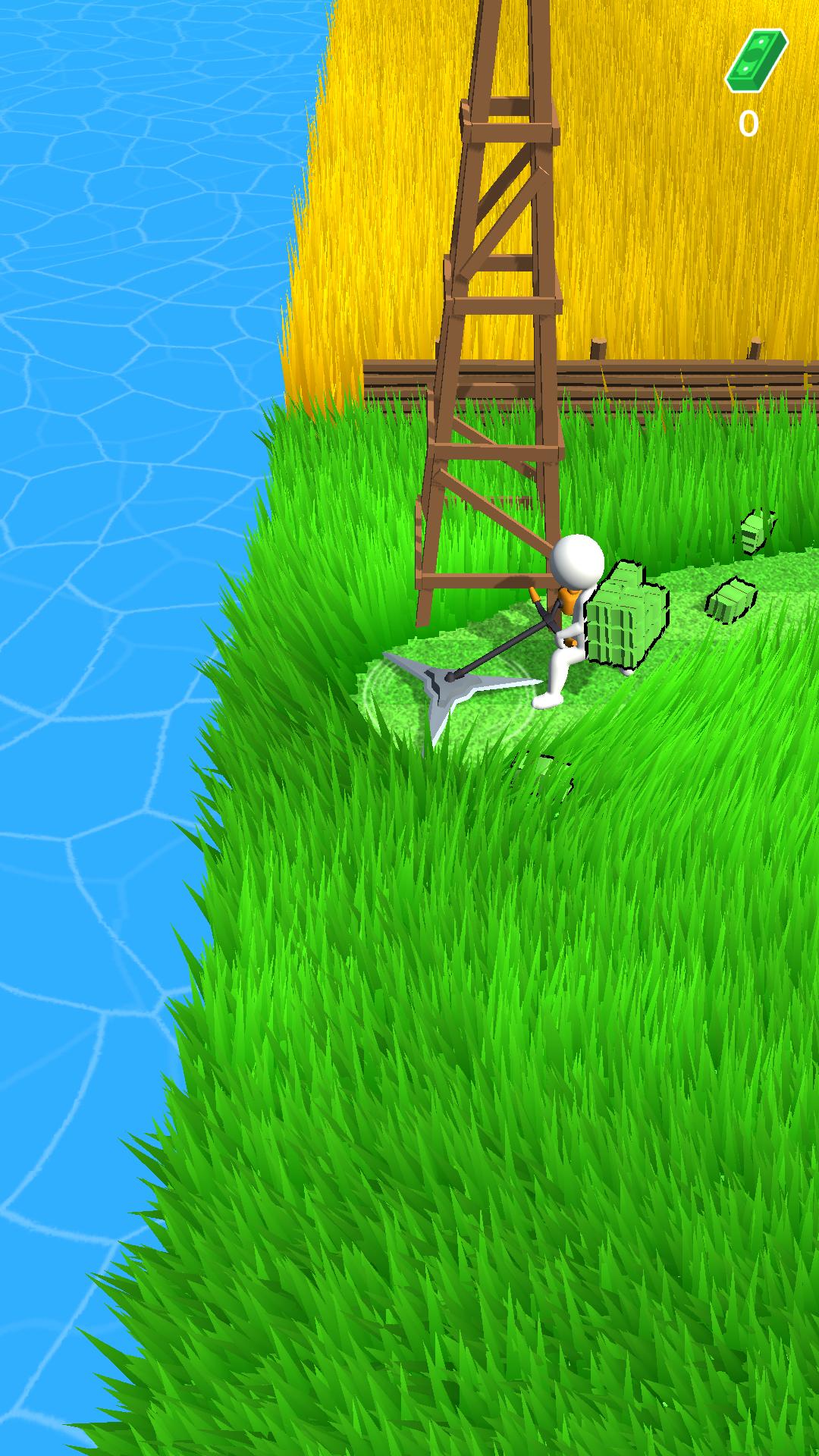 اسکرین شات 1 بازی Stone Grass: Lawn Mower Game