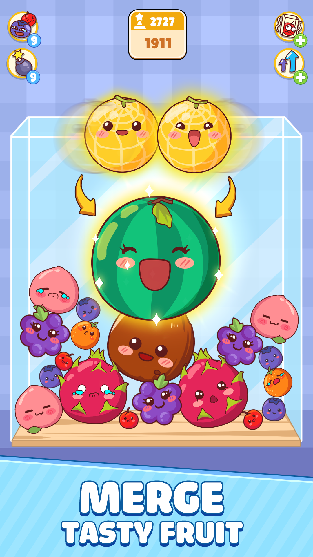 اسکرین شات 2 بازی Fruit Merge: Drop Master