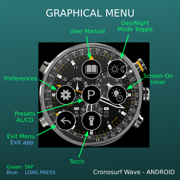 اسکرین شات 5 برنامه Cronosurf Wave watch