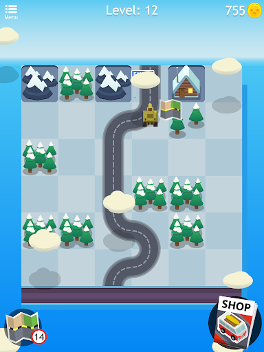 اسکرین شات 7 بازی Road Trip FRVR - Connect the Way of the Car Puzzle