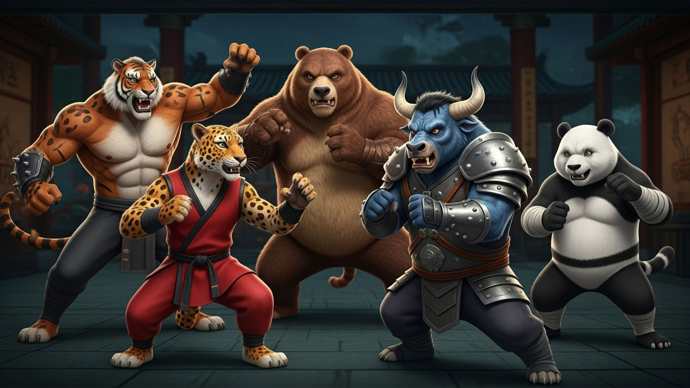 اسکرین شات 7 بازی Kung Fu Animal: Fighting Games