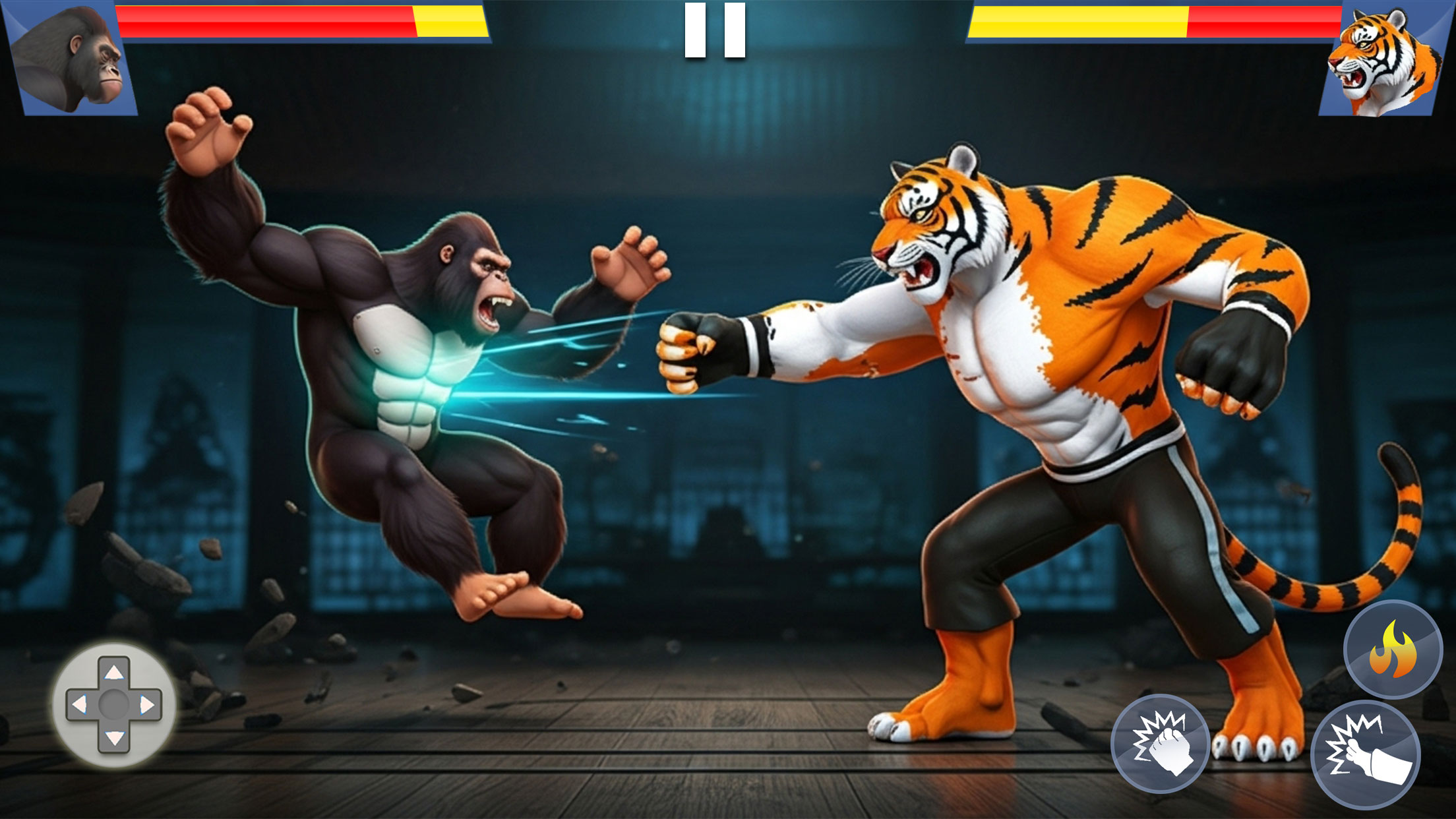 اسکرین شات 1 بازی Kung Fu Animal: Fighting Games