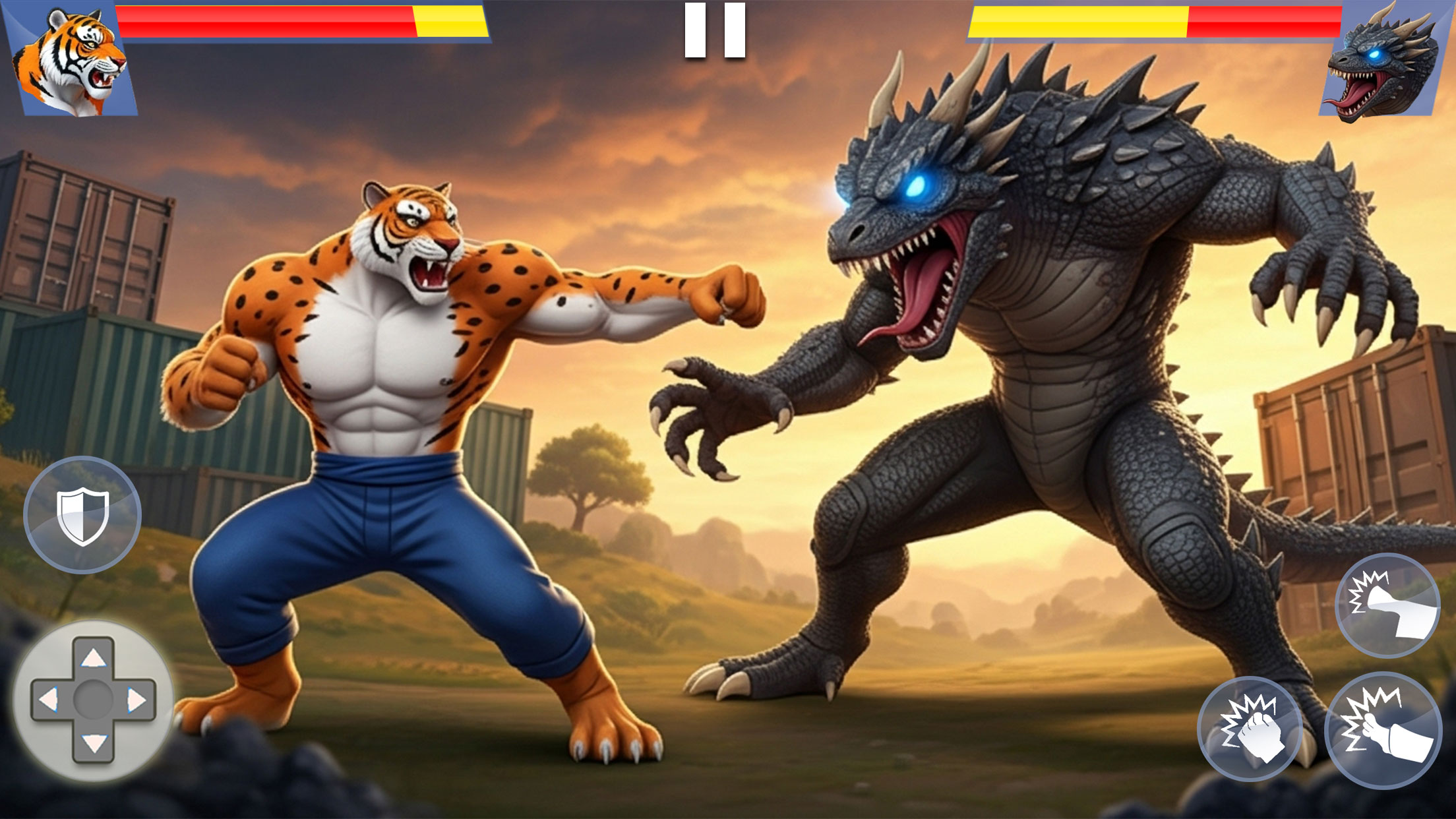 اسکرین شات 2 بازی Kung Fu Animal: Fighting Games
