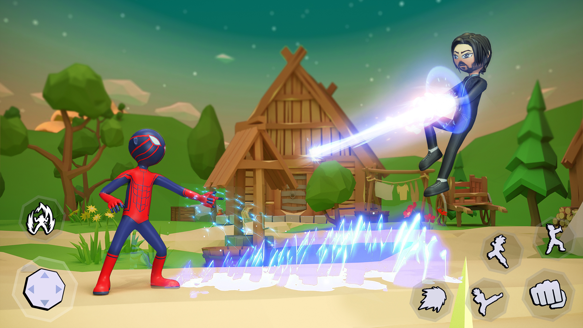 اسکرین شات 5 بازی Stick Fighters: Karate Heroes