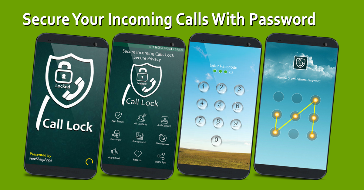 اسکرین شات 8 برنامه Secure Incoming Calls Lock