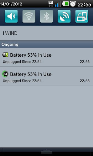 اسکرین شات 6 برنامه Battery Monitor Widget