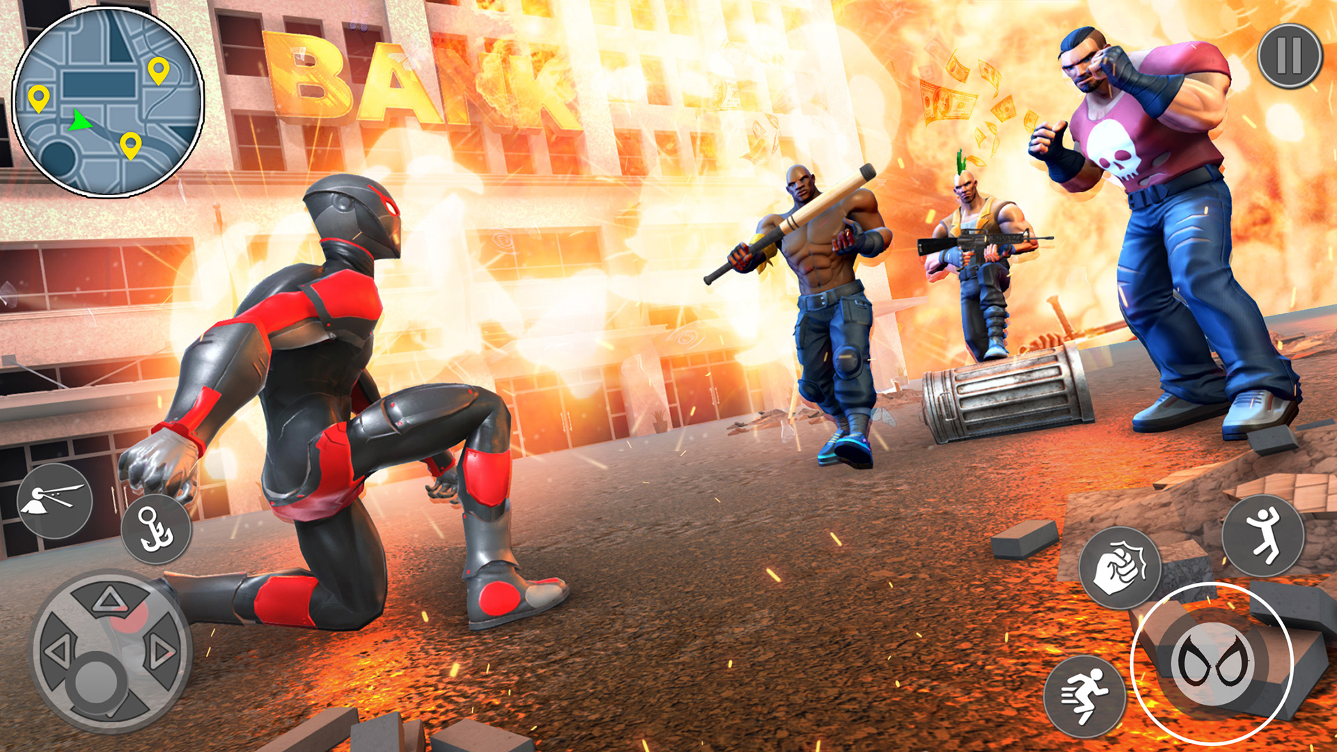 اسکرین شات 5 بازی Spider Hero: Superhero Games