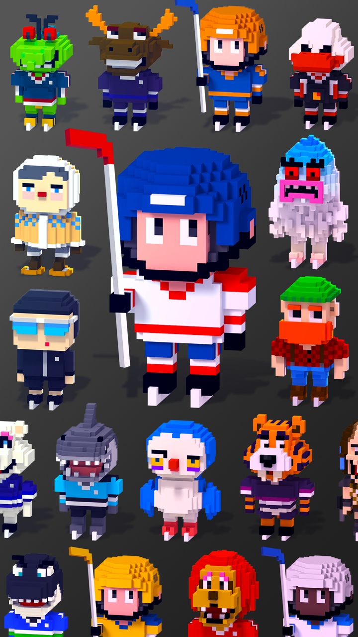 اسکرین شات 4 بازی Blocky Hockey