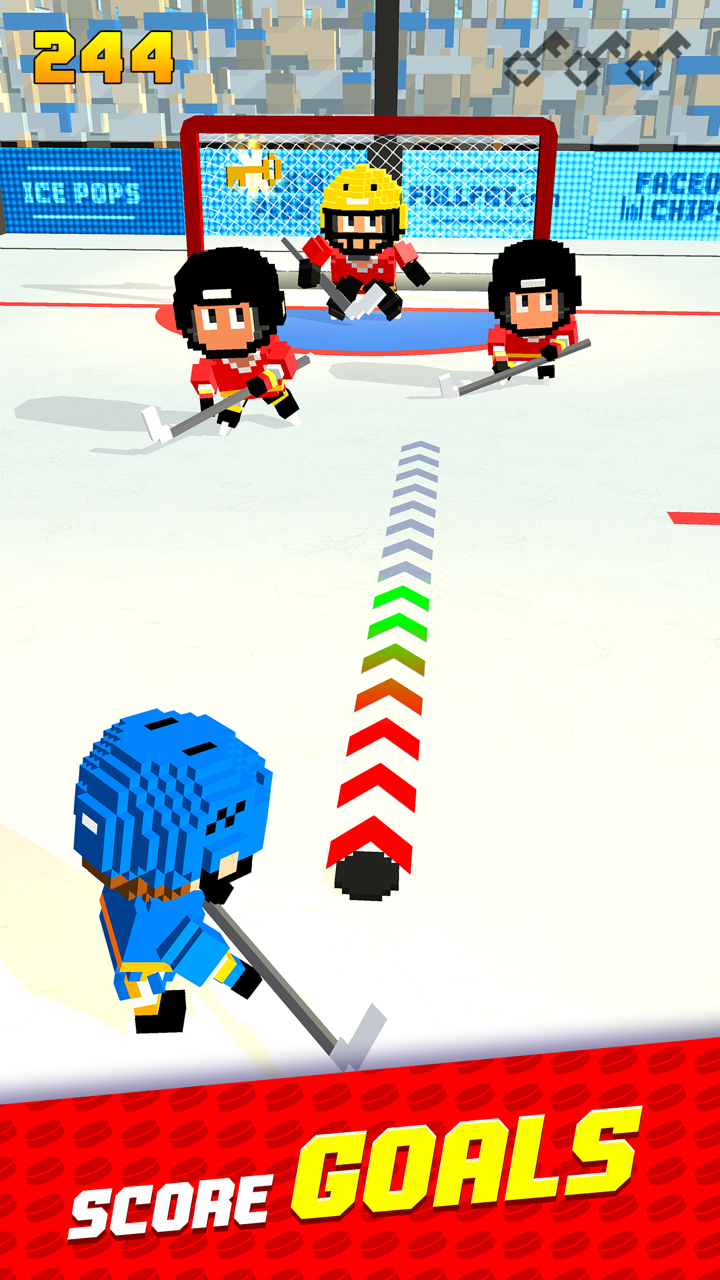 اسکرین شات 1 بازی Blocky Hockey