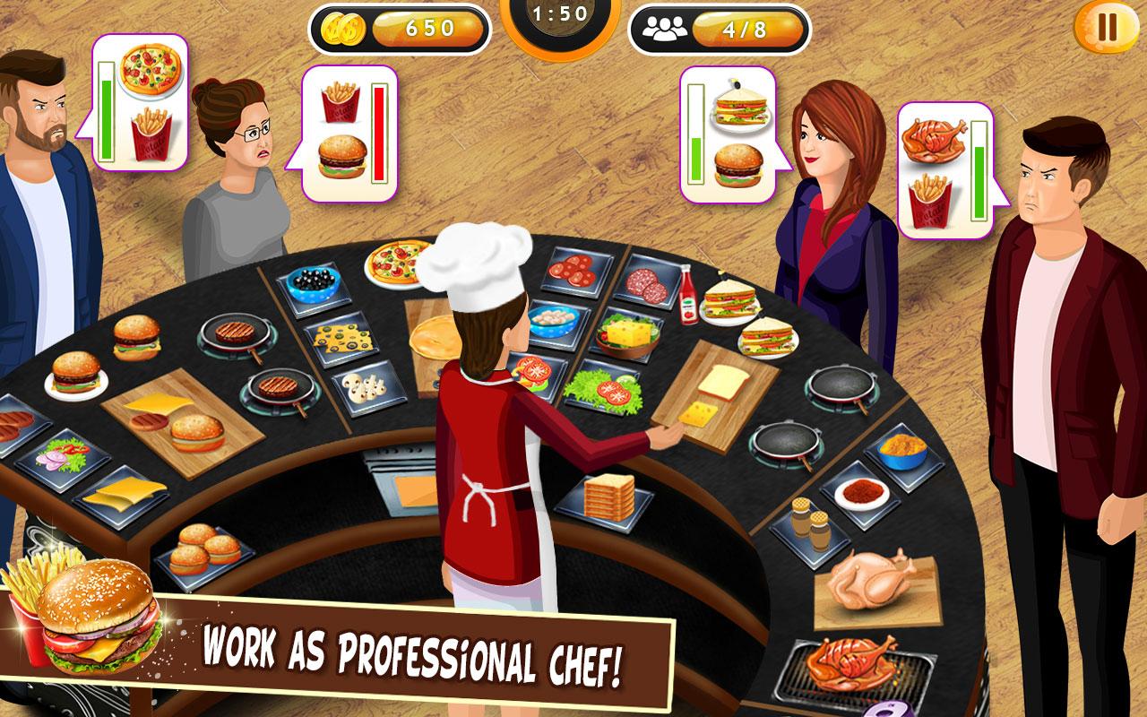 اسکرین شات 5 بازی Chef Restaurant Cooking Games