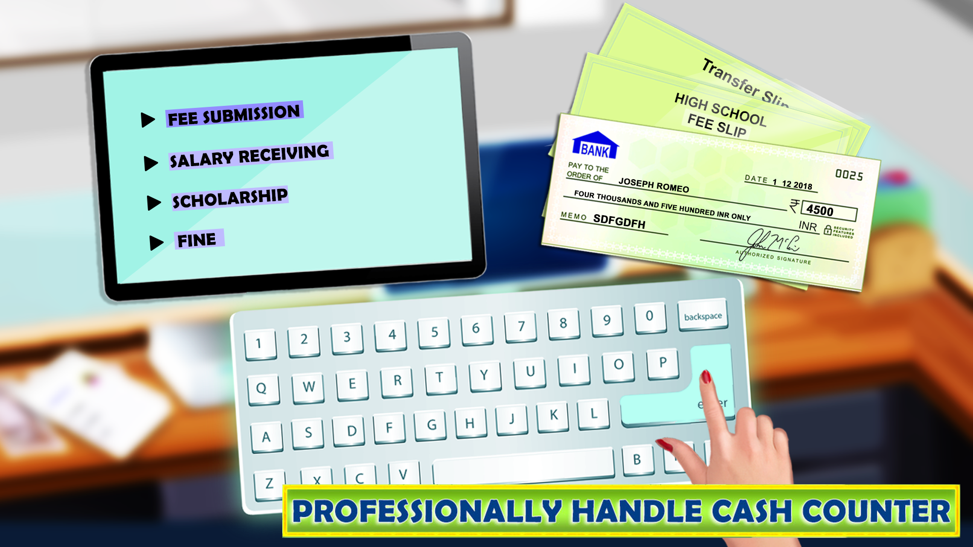 اسکرین شات 4 بازی School Cashier Games For Girls