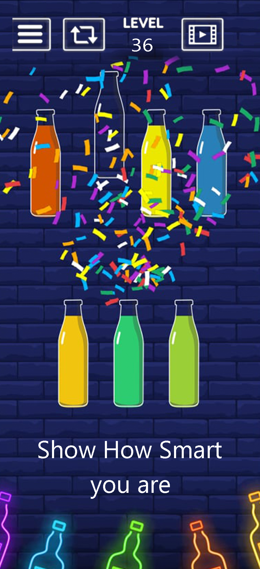 اسکرین شات 4 بازی Water sort: Puzzle Games 2025