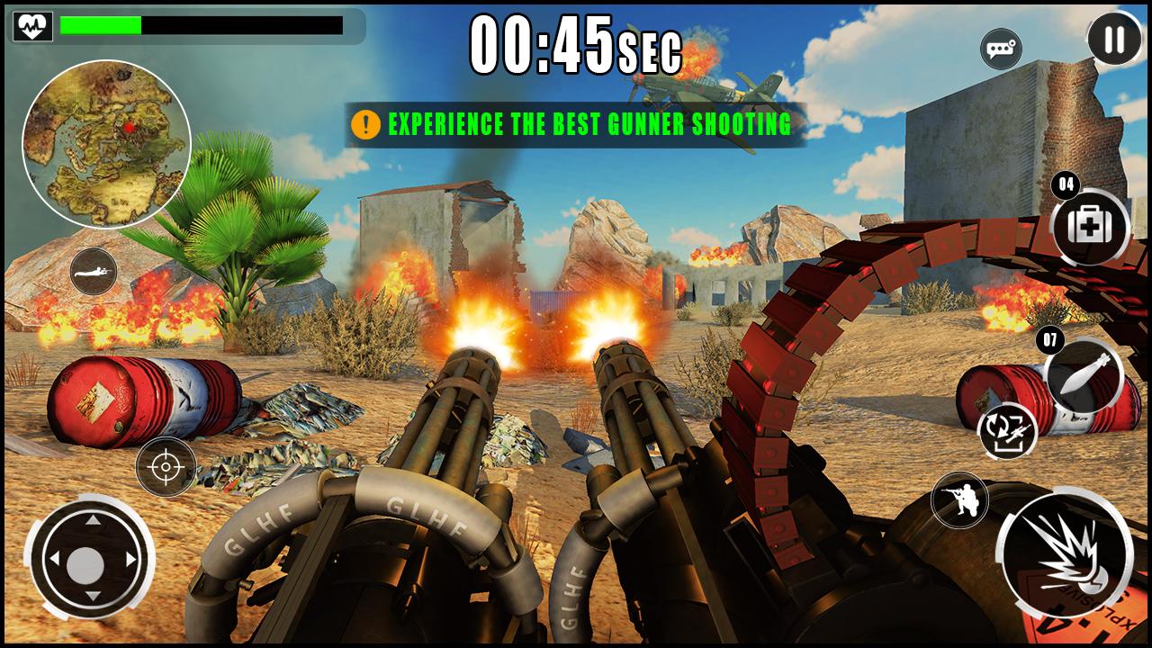 اسکرین شات 3 بازی Gunner War: Machine Gun Games