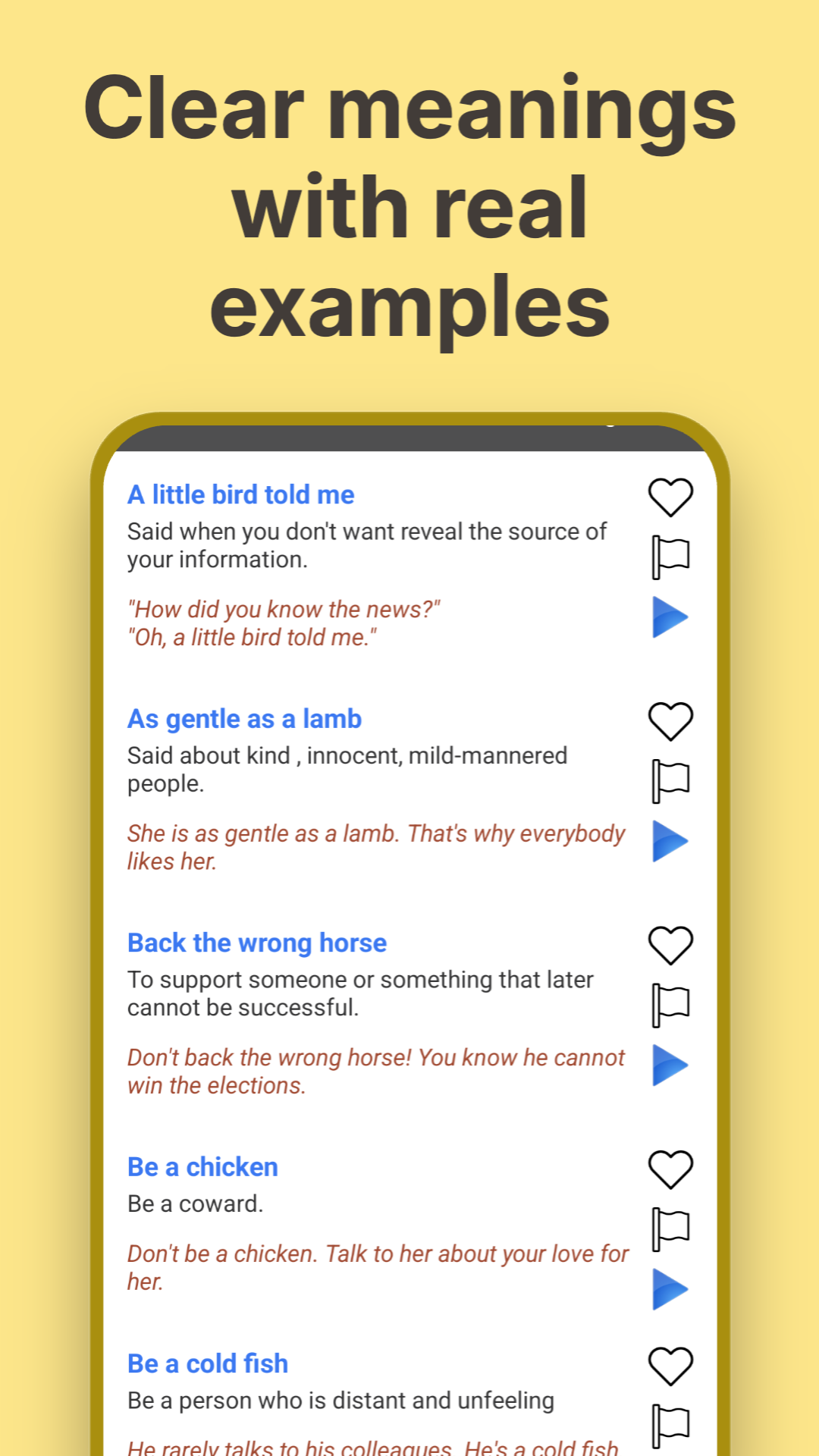 اسکرین شات 3 برنامه English Idioms and Phrases