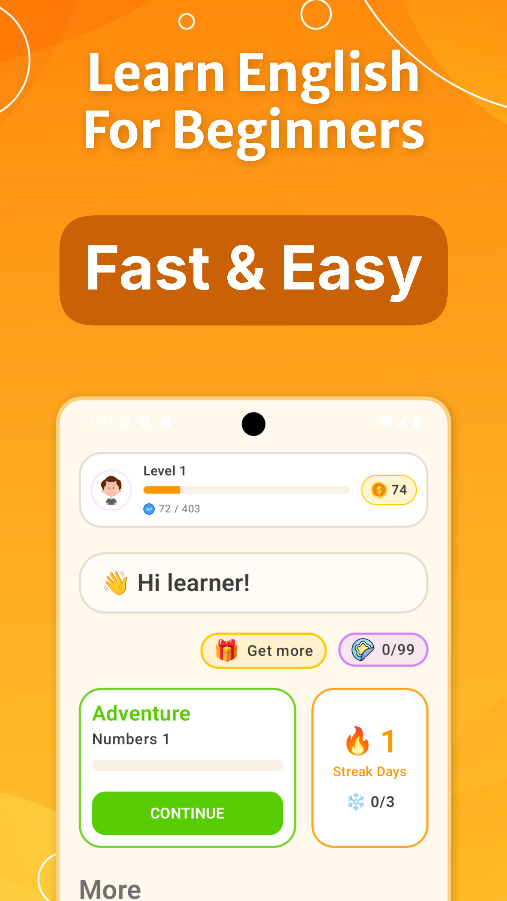 اسکرین شات 1 برنامه English for kids