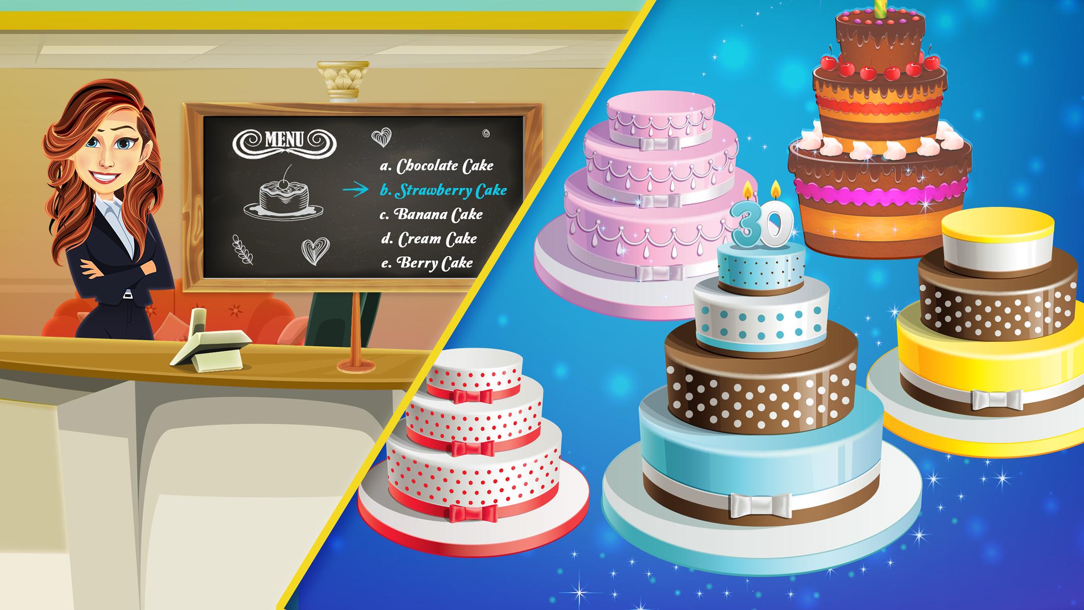 اسکرین شات 5 بازی Cooking Cake Bakery Store: Sta
