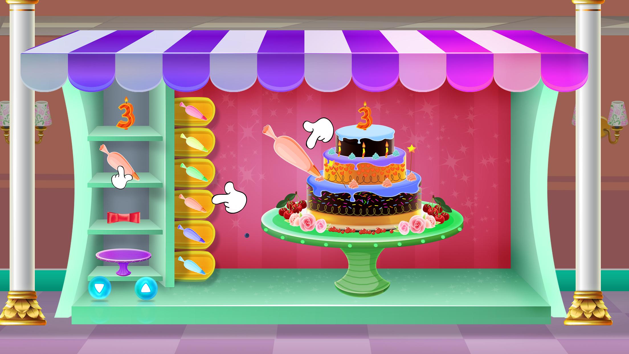 اسکرین شات 2 بازی Cooking Cake Bakery Store: Sta