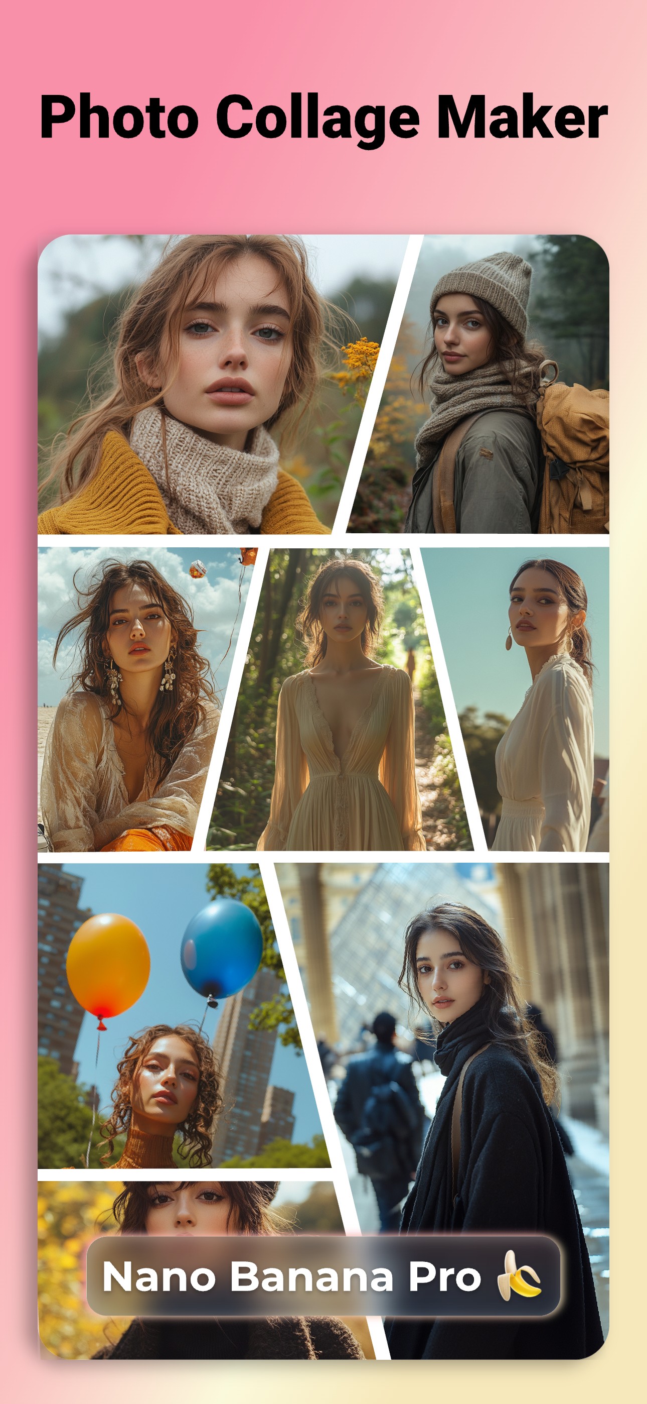 اسکرین شات 1 برنامه Collage Maker AI Photo Editor