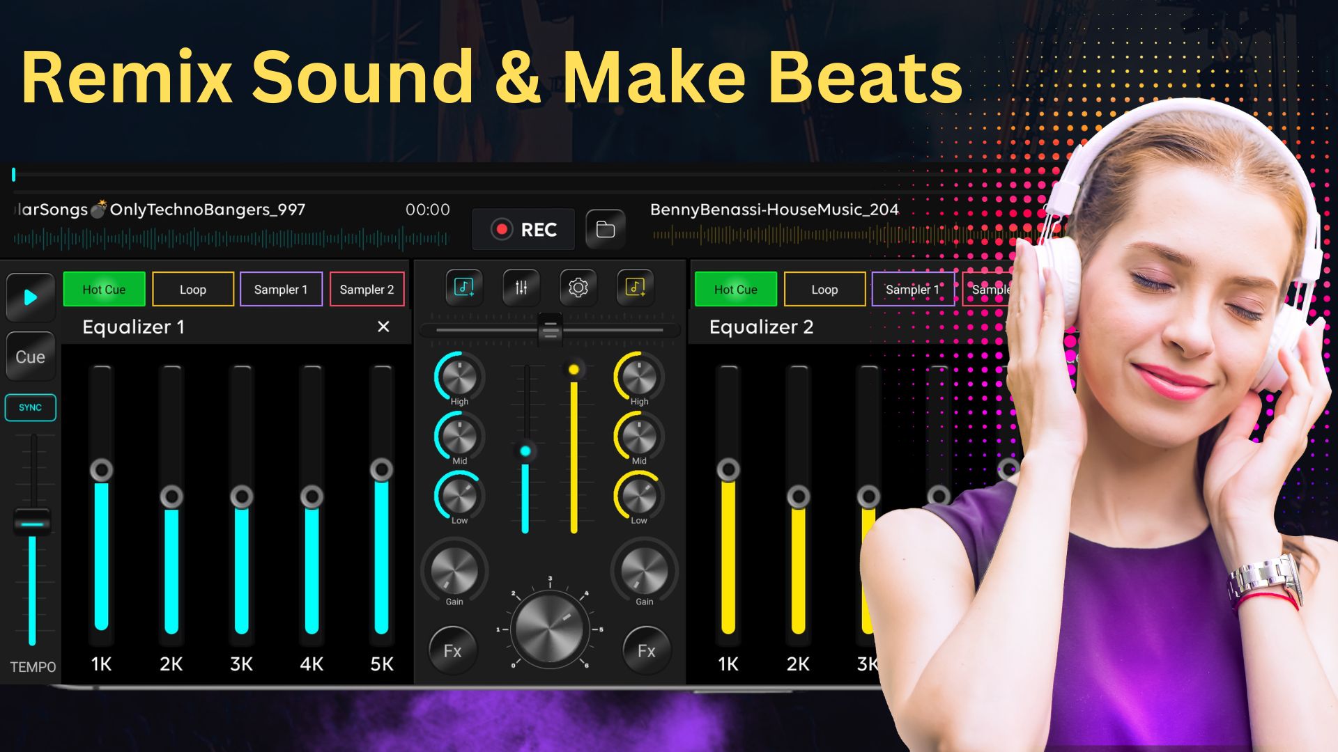 اسکرین شات 3 برنامه DJ Game - Dj Music Mixer