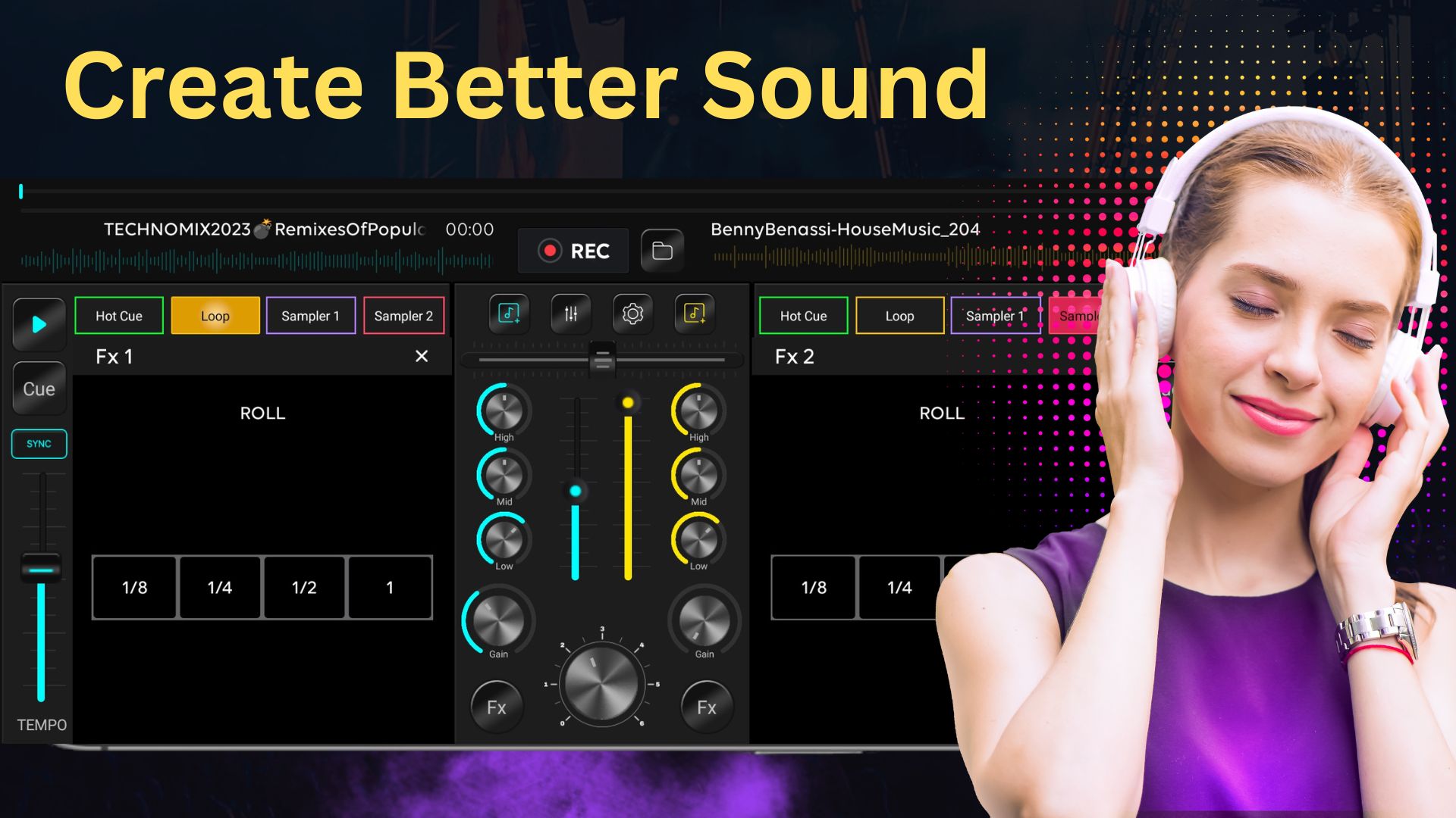 اسکرین شات 2 برنامه DJ Game - Dj Music Mixer