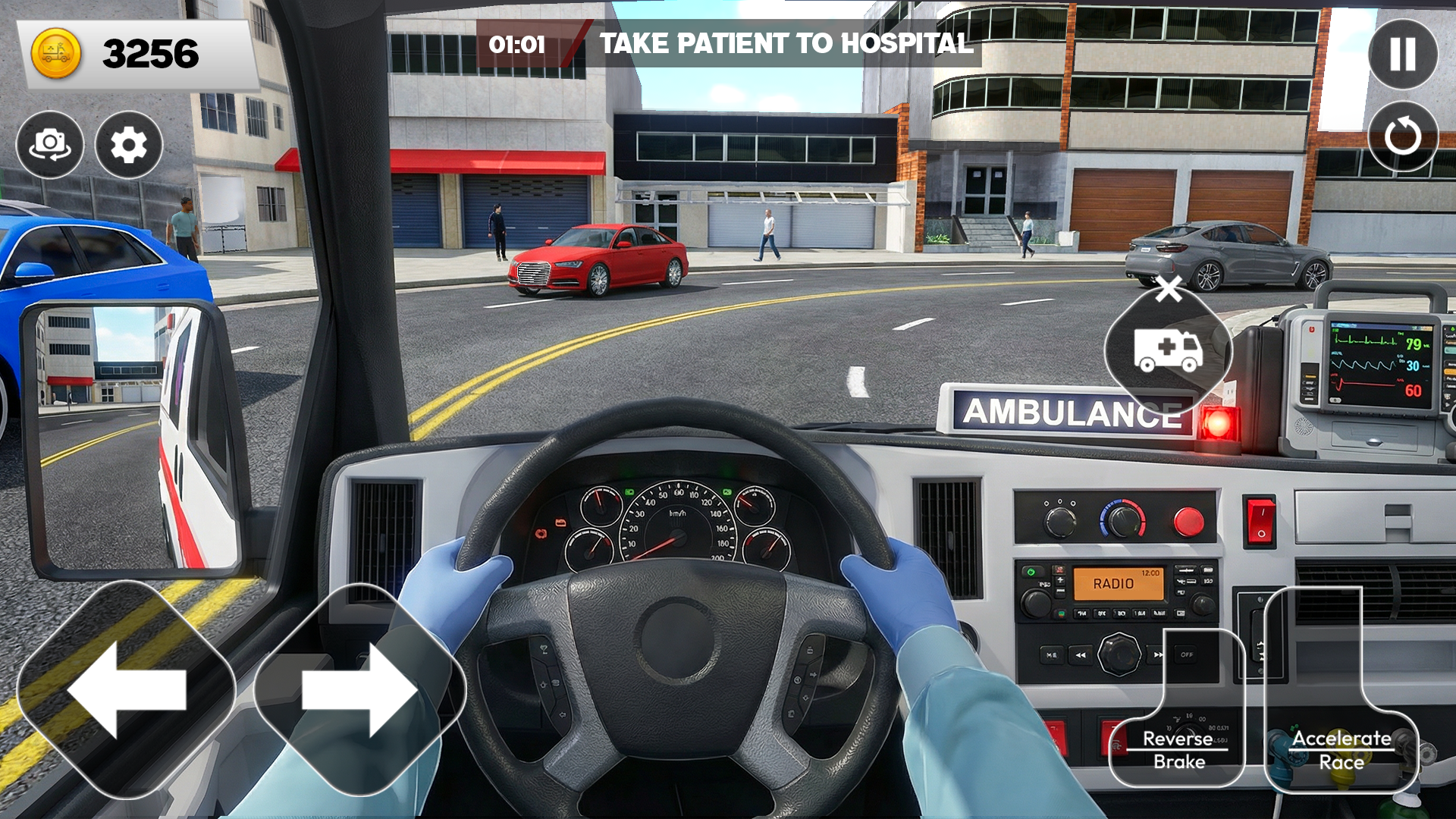 اسکرین شات 3 بازی US Ambulance Driving Simulator