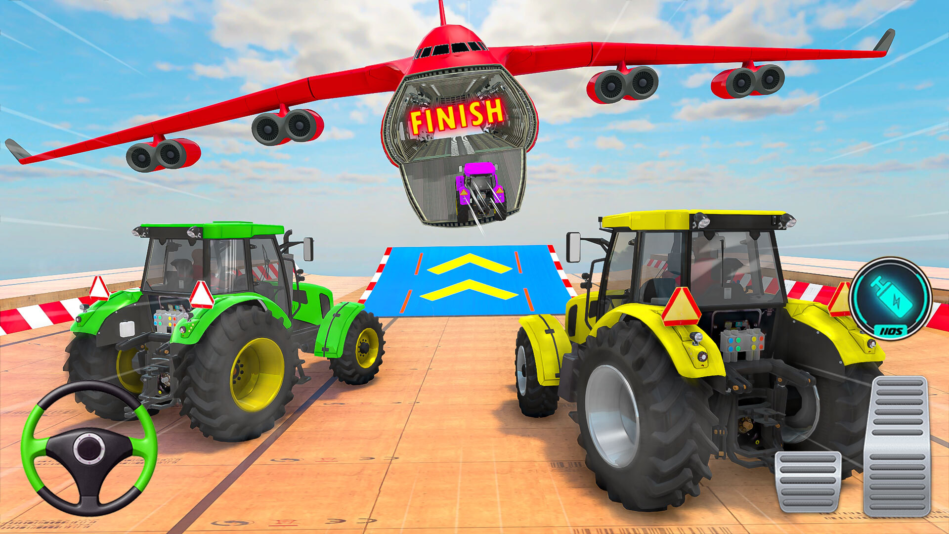 اسکرین شات 5 بازی Mega Ramp Tractor Stunt Game
