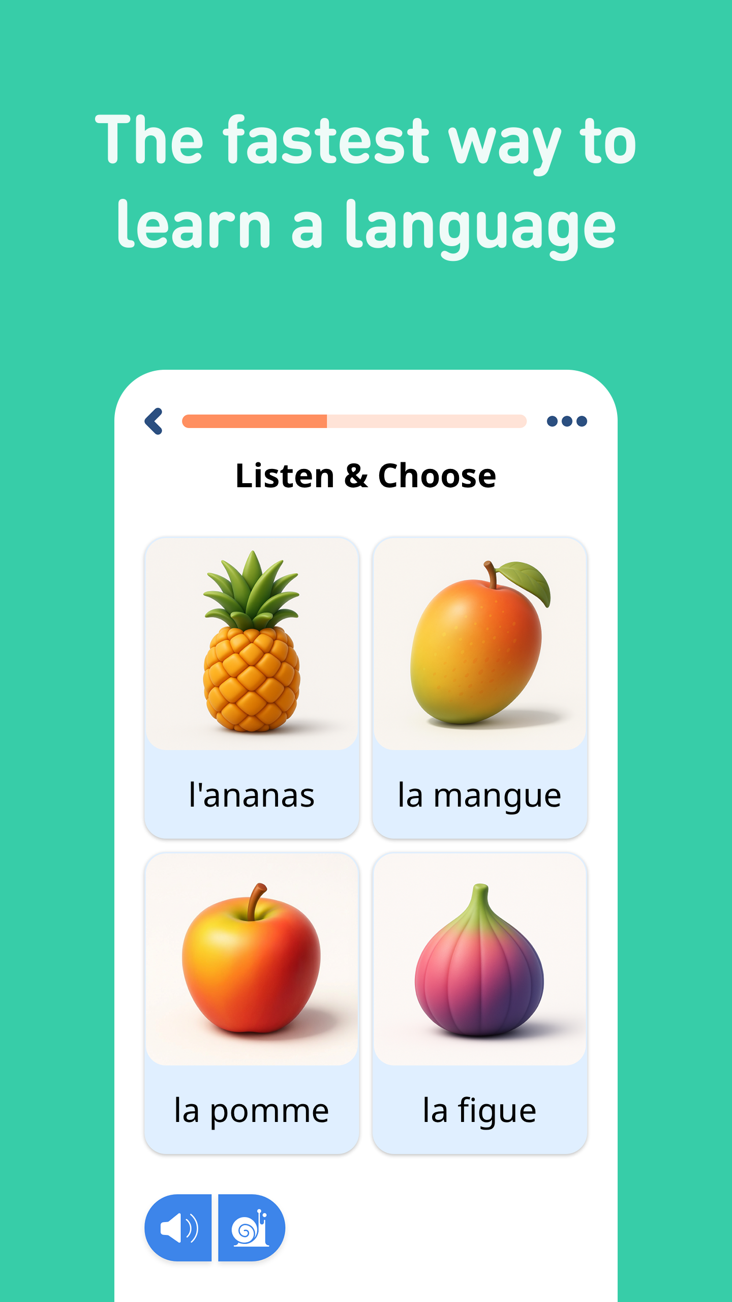 اسکرین شات 2 برنامه Learn Languages - FunEasyLearn