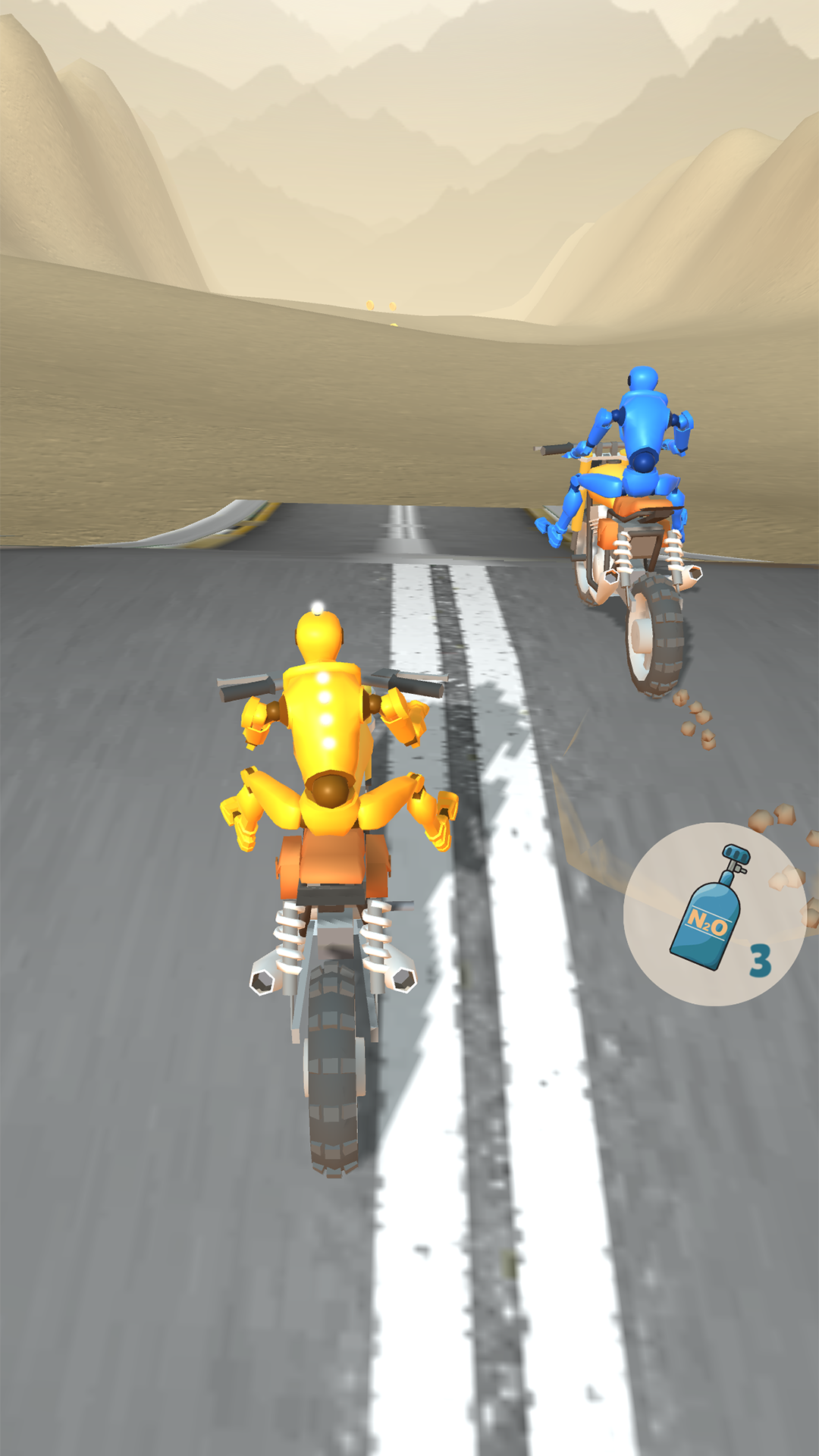 اسکرین شات 2 بازی Ragdoll Bike: Downhill 3D