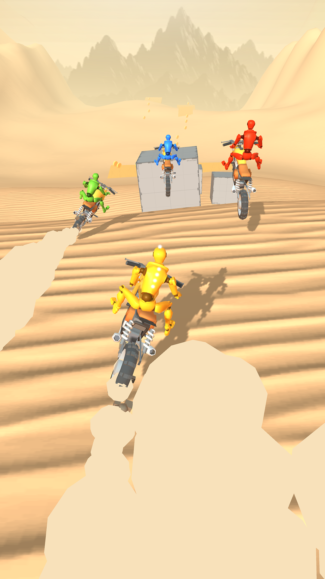 اسکرین شات 4 بازی Ragdoll Bike: Downhill 3D